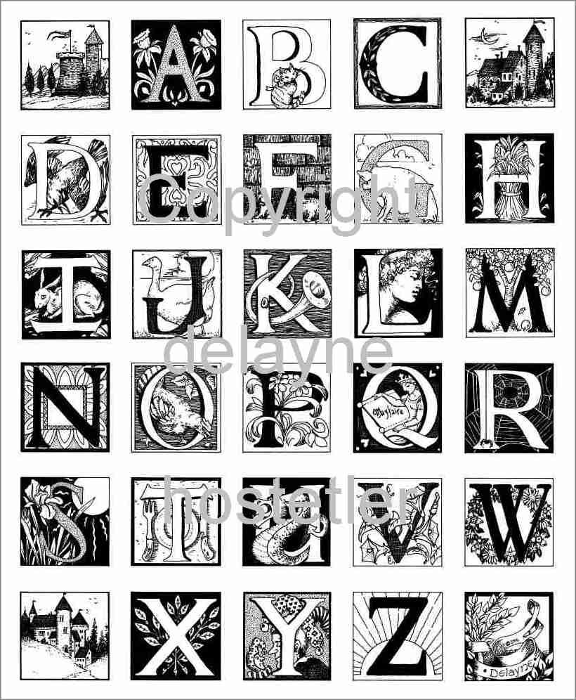 Renaissance Alphabet